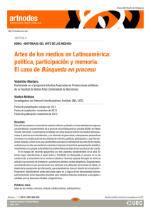 artnodes - Revistes científiques - Universitat Oberta de Catalunya
