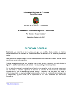 economía general - Universidad Nacional de Colombia