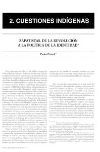 Zapatistas: de la revolución a la política de la identidad