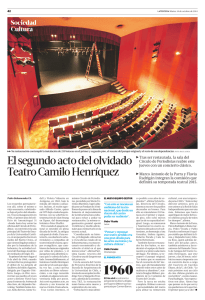 El segundo acto del olvidado Teatro Camilo Henríquez
