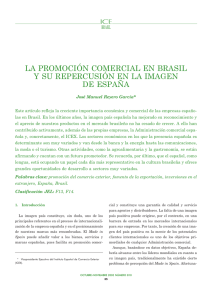 la promoción comercial en brasil y su repercusión en