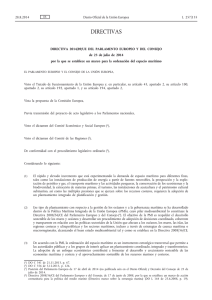 de la Directiva 2014/89/UE