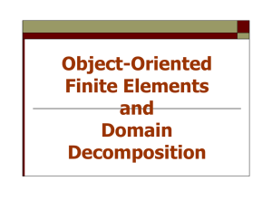 Object-Oriented Finite Elements and Domain Decomposition