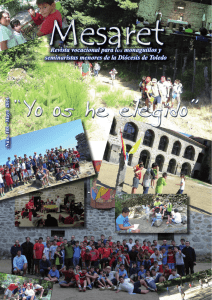 Revista vocacional para los monaguillos y seminaristas menores de