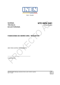 NTE INEN 2481 - Servicio Ecuatoriano de Normalización