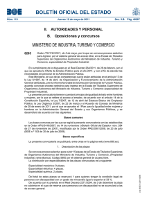 Orden ITC/1181/2011, de 3 de mayo - Oficina Española de Patentes