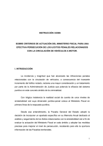 Instrucción 3/2006, sobre criterios de actuación del ministerio fiscal