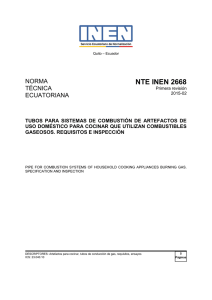 NTE INEN 2668 - Servicio Ecuatoriano de Normalización