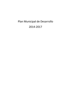 Plan Municipal de Desarrollo 2014-2017
