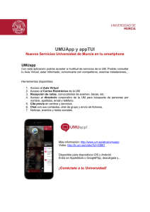 UMUApp y AppTUI - Universidad de Murcia