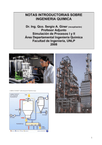 notas introductorias sobre ingenieria quimica