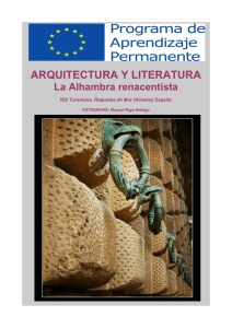 ARQUITECTURA Y LITERATURA La Alhambra renacentista