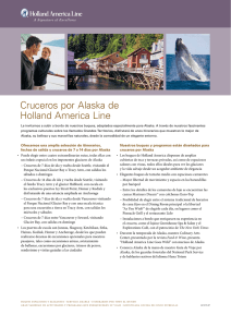 Cruceros por Alaska de Holland America Line
