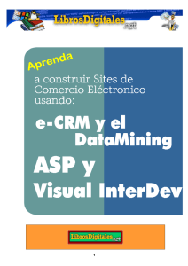 e-CRM y El DataMining ASP y Visual InterDev