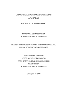 universidad peruana de ciencias aplicadas escuela de postgrado