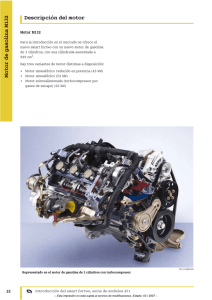 Descripción del motor Motor de gasolina M132