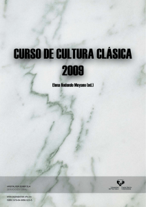 curso de cultura clásica 2009