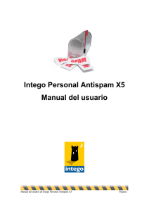 Intego Personal Antispam X5 Manual del usuario