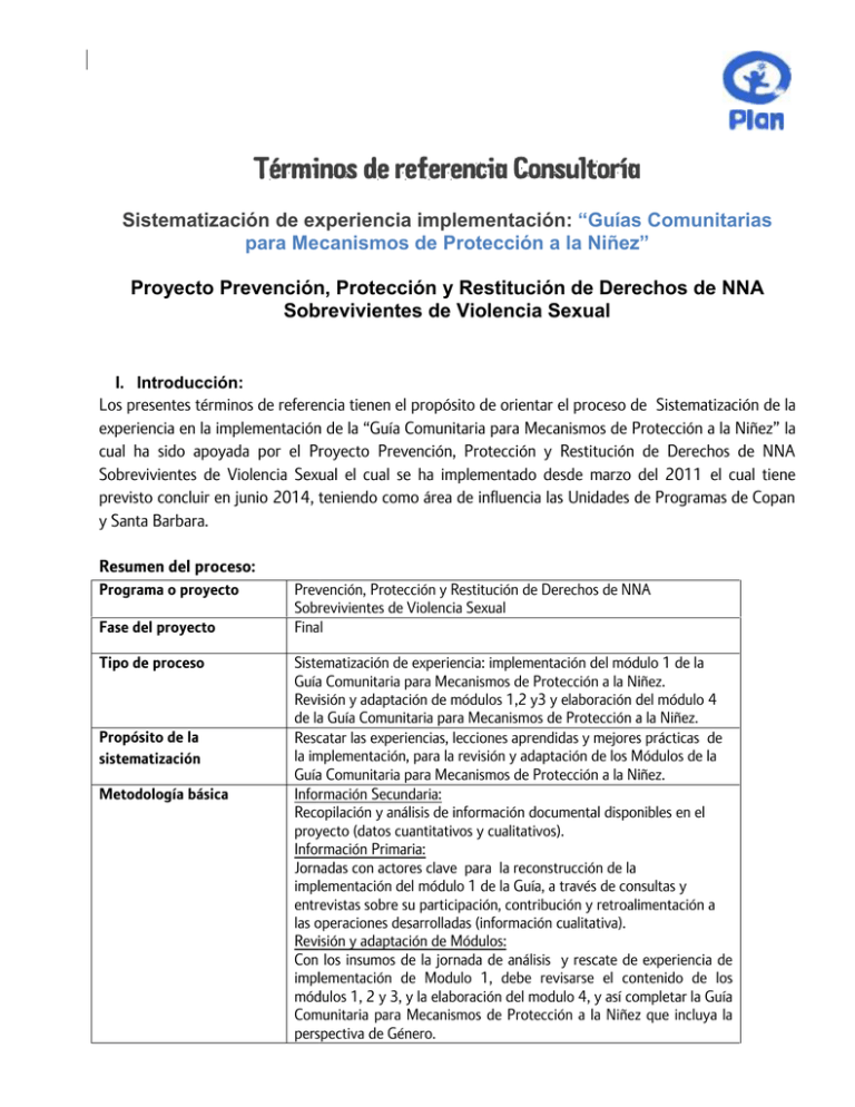 Términos De Refere Términos De Referencia Consultoría 1763