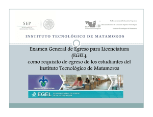 Características - Instituto Tecnológico de Matamoros