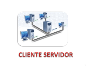 Arquitectura Cliente/Servidor
