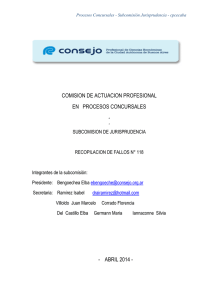 Abril 2014 - Consejo Profesional de Ciencias Económicas de la