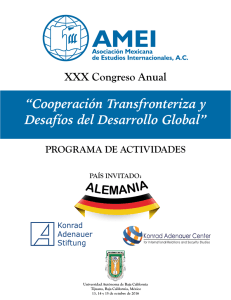 AMEI: XXX Congreso Anual - PROGRAMA DE ACTIVIDADES