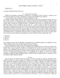 Carlos Hodge Teología sistemática, Tomo 1