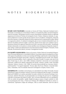 notes biogràfiques - Universitat de València