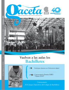 Gaceta 23 - Colegio de Bachilleres