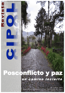 Posconflicto y paz - Universidad de los Andes