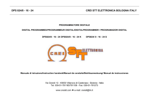DPS 824 / 8 - 16 - 24 CREI STT ELETTRONICA BOLOGNA ITALY