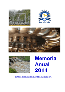 Memoria Anual 2014 - Bolsa de Valores de Lima