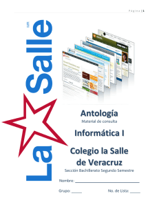antologia. - Colegio La Salle Veracruz