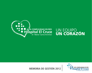 2012 - Hospital El Cruce