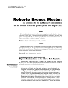 Roberto Brenes Mesén - Portal de revistas académicas de la