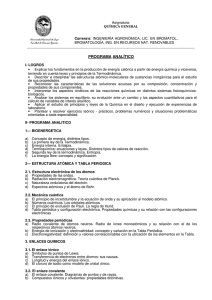 programa analítico - Universidad Nacional de Cuyo
