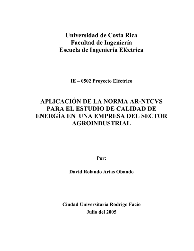 Informe - Escuela De Ingeniería Eléctrica