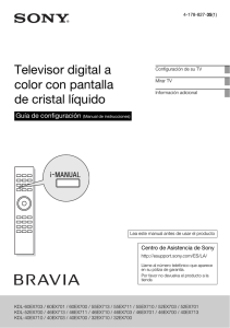Televisor digital a color con pantalla de cristal líquido