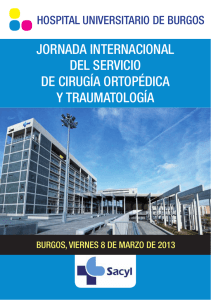 jornada internacional del servicio de cirugía ortopédica