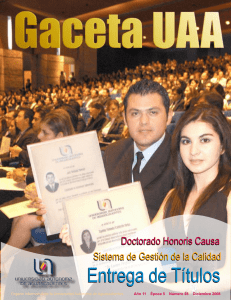 Organo Informativo de la Universidad Autónoma de Aguascalientes