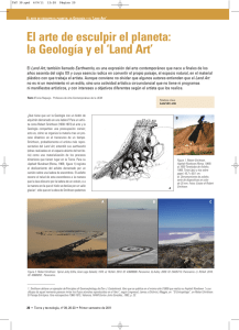 El arte de esculpir el planeta: la Geología y el `Land Art`