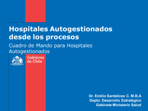 Hospitales Autogestionados desde los procesos