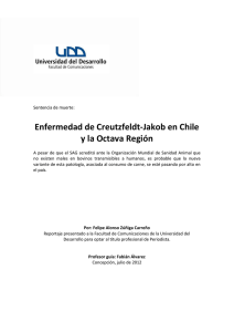 Enfermedad de Creutzfeldt-Jakob en Chile y VIII Región