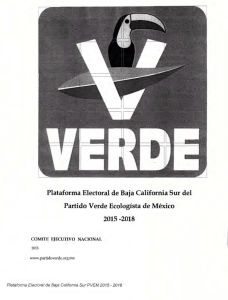 Plataforma Electoral de Baja California Sur del Partido Verde