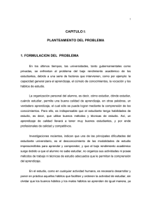CAPITULO I: PLANTEAMIENTO DEL PROBLEMA 1