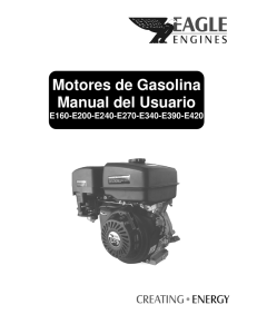 Motores de Gasolina Manual del Usuario