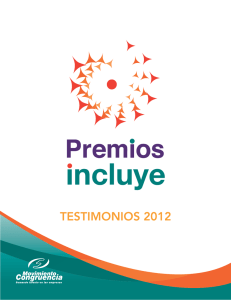 testimonios 2012 - Movimiento Congruencia