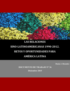 Las relaciones sino-latinoamericanas 1990