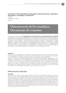 Osteonecrosis de los maxilares: Documento de consenso